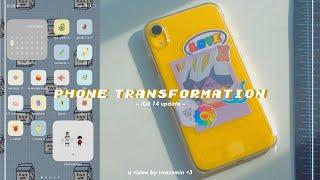 phone transformation [ft. iOS 14 update] — weeb edition ️