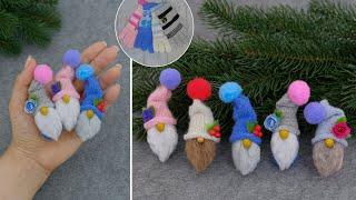 Christmas decorations in 10 minutes, no sew ️ Gnomes easy and fast DIY