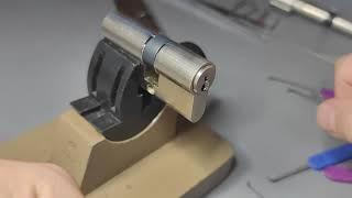 BKS вскрытие и разбор. BKS  Euro Profile Cylinder Picked