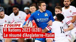 VI Nations 2023 (U20) - Le résumé d'Angleterre-Italie