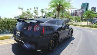 Cyberpunk 2077 2.1 But IRL Nissan GTR R35 With New Lighting Mod REALPUNK RTX 4090 DLSS 3.5 Gameplay