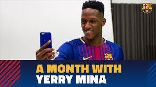 Yerry Mina's first 30 days at FC Barcelona