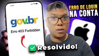 ERROR 403 FORBIDDEN on GOV.BR? See How to Solve it on Your Cell Phone on Your IPHONE NOW!