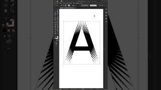 Letter A Make Clipping Mask #illustrator #shorts