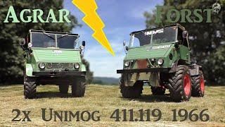 Unimog 411 Forst VS Agrar | Zwei 411.119 im Unimogvergleich