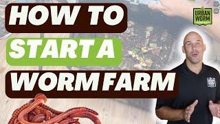Start A Worm Farm The Right Way: Step By Step Video Guide