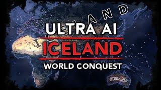 [HoI4] Ultra Iceland World Conquest w/ WW2 Timeline [AI Only Timelapse]