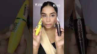 Maybelline Colosol Mascara Vs Mars Fabulash Mascara | Which one is Best ?  #shorts #mascara