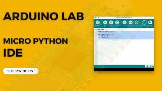 Programming #Pi Pico W using #Arduino LAB micro-python #IDE