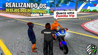 UM DIA REALIZANDO OS DESEJOS DOS PELADINHOS - GTA SAMP MOBILE/PC