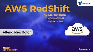 AWS RedShift Online Training  Recorded Demo  Session by Visualpath