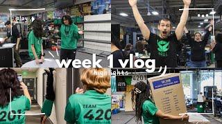 Kickoff 2025 Week 1 Vlog | Team 4201: The Vitruvian Bots