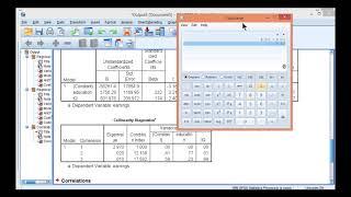 V14.5 - Evaluating Multicollinearity (Tolerance & Variance Inflation Factor) in SPSS