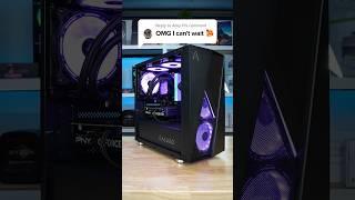 SLEEK and POWERFUL Gaming PC Build  Ryzen 7 5700X + RTX 4060  Black Edition ️ #pcbuild #gamingpc