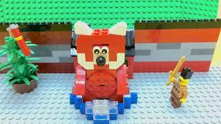 Turning Red in Lego (stop motion animation)