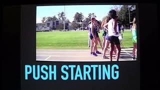 Racewalking -- How to start a race