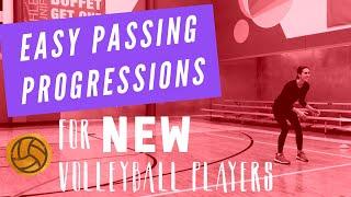 Volleyball Passing Drill | Easy Passing Drill for New Volleyball Teams