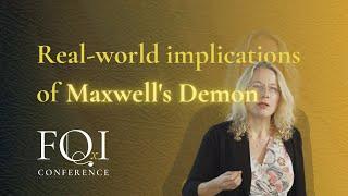 Maxwell's Demon in the Real World - An 'Information as Fuel' Talk by Susanne Still