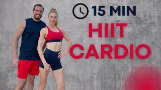 15 MINUTE HIIT CARDIO | No Equipment | FITINSANE