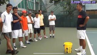 HLV Trương Quang Vũ hướng dẫn ae diễn đàn iLovetennis Phần 1