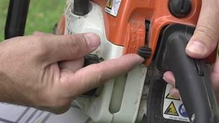 Starting a Stihl Chainsaw the correct way.  NEVER flood it Again!
