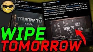 Escape from Tarkov Wipe w/ TarkovTV TOMORROW // Patchnotes Soon // Escape from Tarkov Wipe News