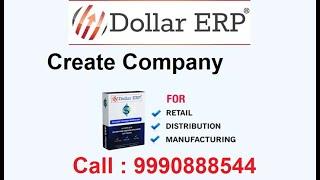 Dollar ERP How To Create Company In Dollar ERP in hindi