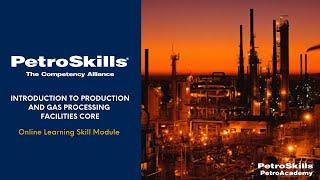 PetroSkills: Introduction to Production and Gas Processing Facilities Core - PetrAcademy eLearning