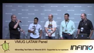 2015 VMworld USA 103 VMUG LATAM Panel @vBrownbagLATAM Spanish