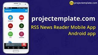 RSS News Reader Android App source code