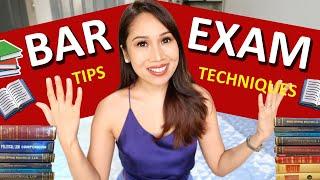 BAR REVIEW and BAR EXAM TIPS AND TECHNIQUES! (Realistic!)