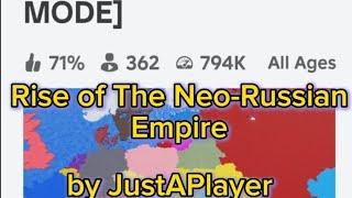 Rise Of The Neo-Russian Empire by JustAPlayer