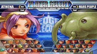 NeoGeo Battle Coliseum [PS2] - Athena & Mars People (with both endings)