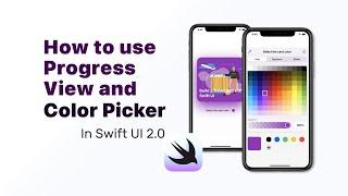 How to use the new Color Picker and ProgressView in Swift UI
