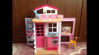How to open Barbie's house and where to put stuff (Barbie evi açılımı ve eşya dizilimi)