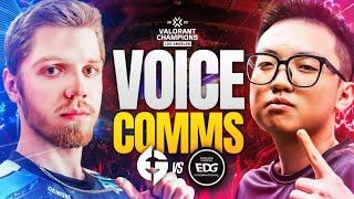 The Start of Our INSANE Champions Playoffs Run | EG vs EDG Voice Comms