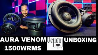 Aura venom 12 inch 1500wrms subwoofer unboxing