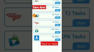 earn door real or fake #reedemcode #app #ytshorts #ytshort #viral #live #youtube