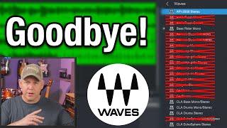 How to uninstall Waves plugins! - Delete them all or individual plugins from your plugin list.