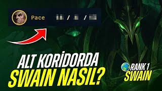 ESKİ ESPORCU YAYINCI İLE TAŞIDIK! | DÜNYA SWAİN 1. Sİ ÖĞRETİCİ ALT KORİDOR! | Pace LoL