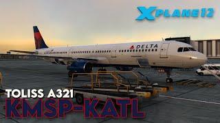 X-Plane 12.05 | ToLiss A321 | KOSP PROJECT - FULL SOUNDSCAPE | Brief Commentary