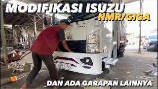 MODIFIKASI ISUZU NMR/GIGA | Dan garap 3 Mobil Modif Langsung!!! Isuzu NMR, Canter + Hino Lohan