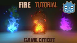 GODOT VFX - Stylized Fire Effect Tutorial