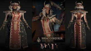 Sorcerer Armor Serac Conjurer! | Diablo 4 Cosmetic Showcase!