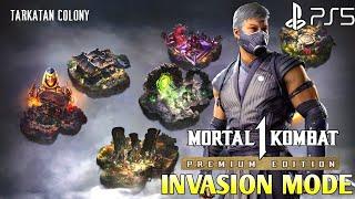 Tarkatan Colony MORTAL KOMBAT 1 Invasion Mode Gameplay PS5 | MK1 Smoke Gameplay | MK1 Invasion Mode