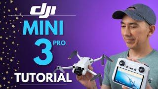 DJI Mini 3 PRO and Mini 3 Tutorial. How to Setup, Use the Controller and How to Fly it