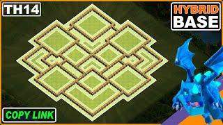 NEW! TH14 Trophy/Hybrid Base 2024 Copy Link - Clash of Clans