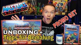 Masters of the Universe Battleground Deutsch Unboxing & Tipps