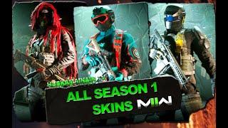 🟢All NEW SEASON 1 OPERATOR SKINS!! MW2 