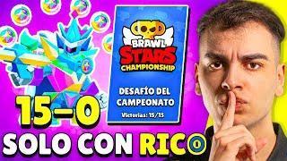 DESAFÍO IMPOSIBLE *SOLO RICO* Y 15-0 CON RANDOMS !!